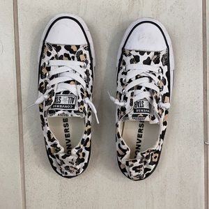 Leopard Print Converse